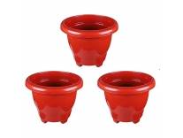 Deal Kraft Seeds Leg Planters 3 Pack Red Rs 300