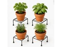 Kraft Seeds Metal Square Plant Stand Set of 4