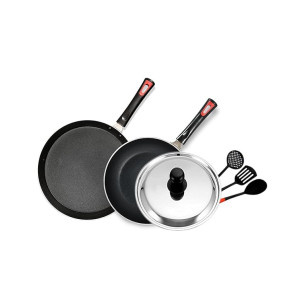 kyyte Non-Stick Alpha Happy Combo Cookware Set of 6