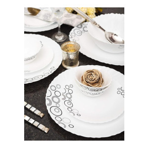 La Opala Diva Classique 33 Pcs Dinner Set for Family of 6