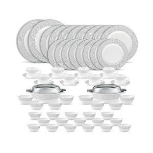 La Opala Diva Velvett Collection 62 pcs Dinner Set for Family of 8