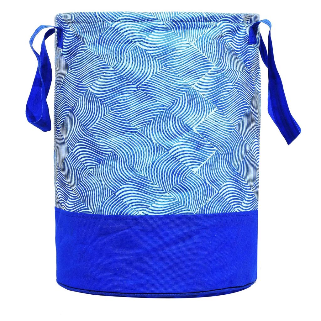 Kuber Industries Laheriya Printed Waterproof Laundry Bag 45 L