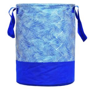 Kuber Industries Laheriya Printed Waterproof Laundry Bag 45 L