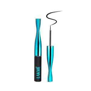 Lakme 9to5 Eyeconic Waterproof Liquid Eyeliner, Intense Black