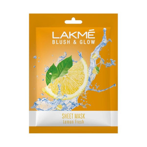 Lakme Blush & Glow Lemon Sheet Mask, 25 ml