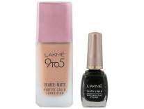 Lakme Foundation & Eyeliner Combo Deal