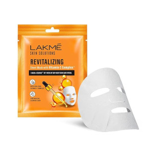 Lakme Skin Solutions Sheet Mask Revitalizing with Vitamin C