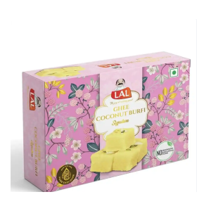 Lal Ghee Coconut Burfi [pin