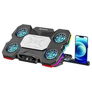 ZEBRONICS NTC2000 Laptop Cooling Pad 5 Fans with RGB LED Lights for Rs. 1599