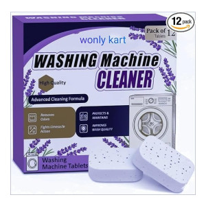 WONLY KART Lavender Washing Machine Cleaner Tablets