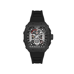Lee Cooper Multifunction Black Tonneau Dial Men’s Watch