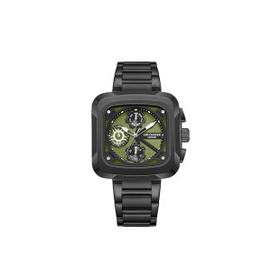 Lee Cooper Multifunction Gun Square Dial Men’s Watch