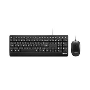 Lenovo 110 Waterproof Wired Keyboard & Mouse Combo