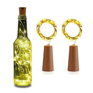 Lexton Wine Bottle Cork Lights – 20 LEDs Copper Wire String Lights