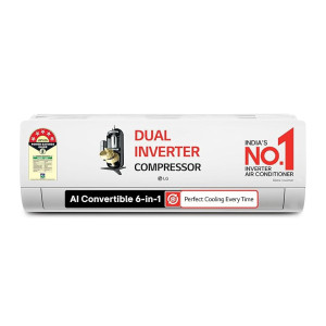 LG 1.5 Ton 5 Star DUAL Inverter Split AC with AI Convertible 6-in-1 & VIRAAT Mode