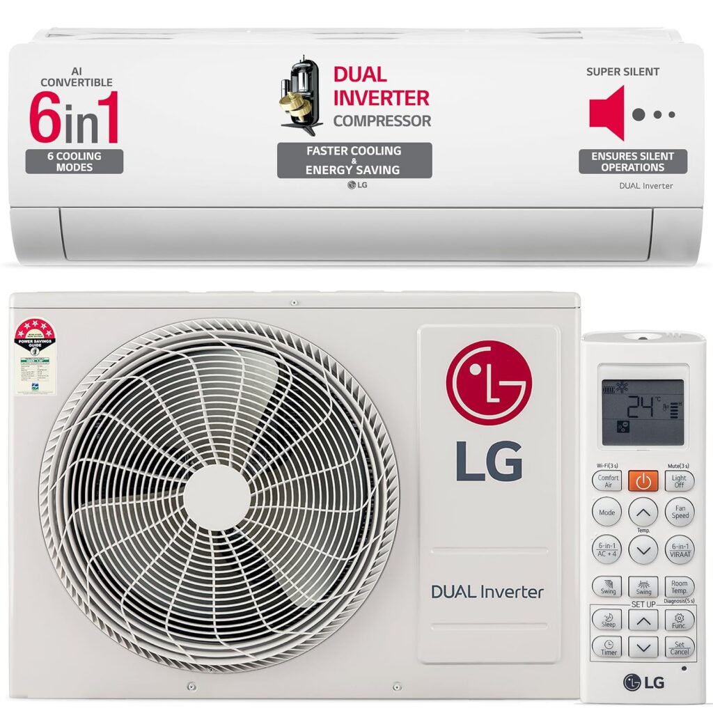 LG 1 Ton 4 Star AC Rs. 28990