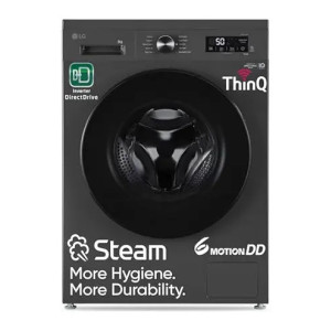 LG 8 Kg 5 Star Wi-Fi Direct Drive Steam Wash Fully-Automatic Front Load Washing Machine