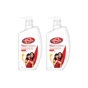 Lifebuoy Set Of 2 Anti-Bacterial Body Wash With Activ Silver Formula (1L Each)
