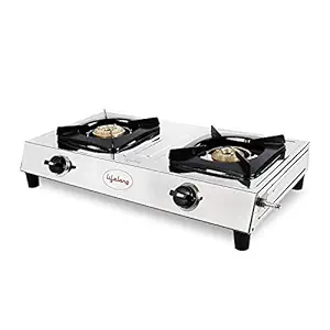 Lifelong 2 Burner Gas Stove Top Manual Ignition Cooktop Rs. 1099 Deal