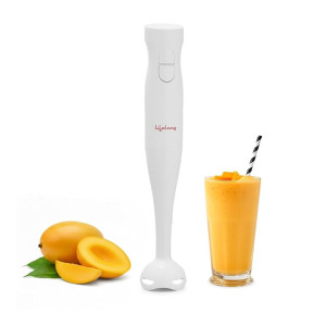 Lifelong 300W Electric Hand Blender with Dual Speed, Detachable Blades