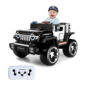 Lifelong Cuppy Electric Ride on Police Big Car for Kids