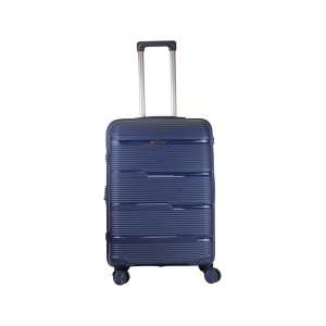 Ligo 65 Cm Medium Lightweight 8 Wheel Trolley Bag with Anti-Theft Zip