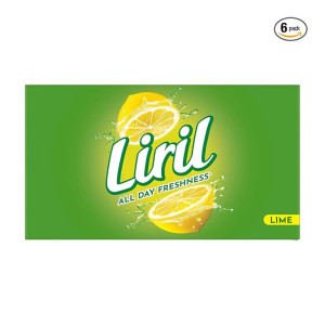 Liril Lime Bathing Bar (Pack of 6)