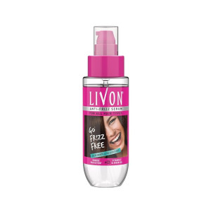 Livon Hair Serum for Dry & Frizzy Hair with Vitamin E & Argan Oil