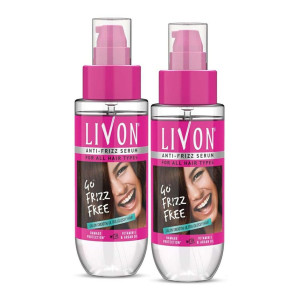 LIVON Hair Serum For Smooth, Frizz free & Glossy Hair