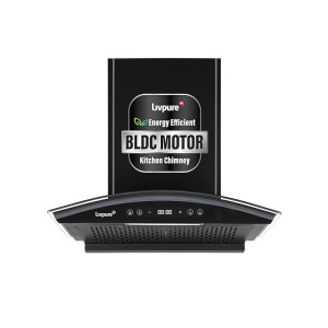 Livpure 60cm 1400m3/hr BLDC Filterless Autoclean Chimney