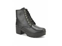 Longwalk Black Synthetic Women Boots W