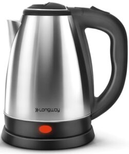 Longway Kestro 2 Liter Electric Kettle Stainless Steel Body Rs. 299