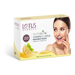 LOTUS HERBALS Whiteglow Vitamin-C + Gold Radiance Facial Kit