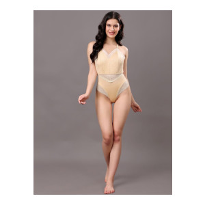 Louis Bayrad Women Self-Design Bodysuit
