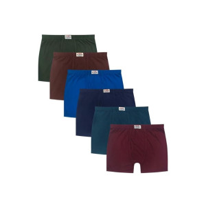 Lux Classic Boys 100% Cotton Underwear with Rash-Free Waistband