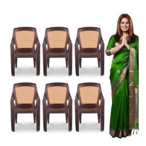 MAHARAJA Plastic Chair Pack of 6 at Rs4168 | Amazon Deal