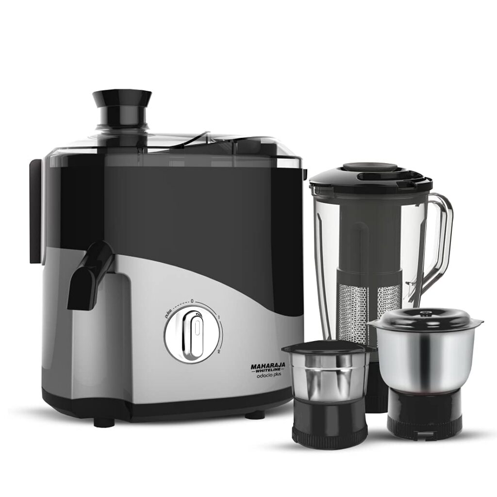 Maharaja Whiteline Odacio Plus Juicer Mixer Grinder 550W 2499 Deal