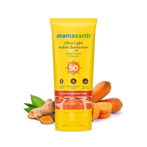 Mamaearth Ultra Light Indian Sunscreen SPF 50 PA++++