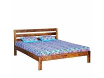 Mamta Decoration Sheesham Wood King Size Bed Teak Finish for Bedroom