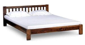 Mamta Decoration Sheesham Wood Queen Size Bed Deal