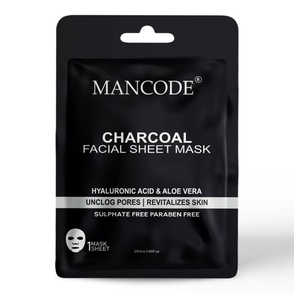 Mancode Charcoal Sheet Mask 25ml Rs. 42
