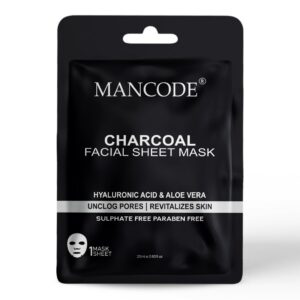 Mancode Charcoal Sheet Mask 25ml Rs. 42