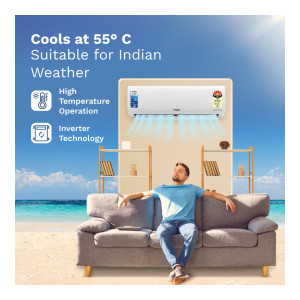 MarQ by Flipkart 1.5 Ton 5 Star Split Inverter 5-in-1 Convertible with Turbo Cool Technology AC