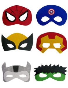 Deal Marvel Avengers Eye Masks Pack of 6 for Kids Rs. 99