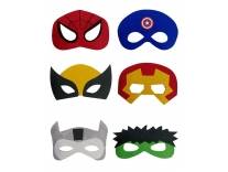 Deal Marvel Avengers Eye Masks Pack of 6 for Kids Rs. 99