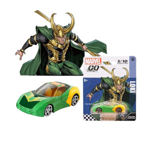 Marvel Go Collection Knight Speed Loki 1:64 Diecast Toy Car