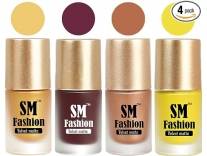 Matte Nail Polish Combo Pack of 4 for Rs. 79