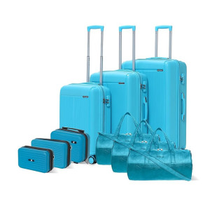 Megatron 9-Piece Family Luggage Set (Duffle, Suitcase, Vanity Cases)