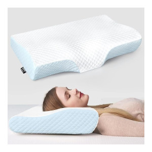 Contour Cervical Memory Foam Pillow for Neck & Shoulder Pain Relief