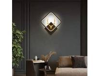 Deal Metal LED Stag Wall Lamp Black Rs. 283 Amazon